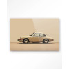 Impression sur verre Porsche vintage