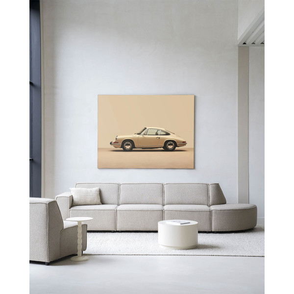 Impression sur verre Porsche vintage