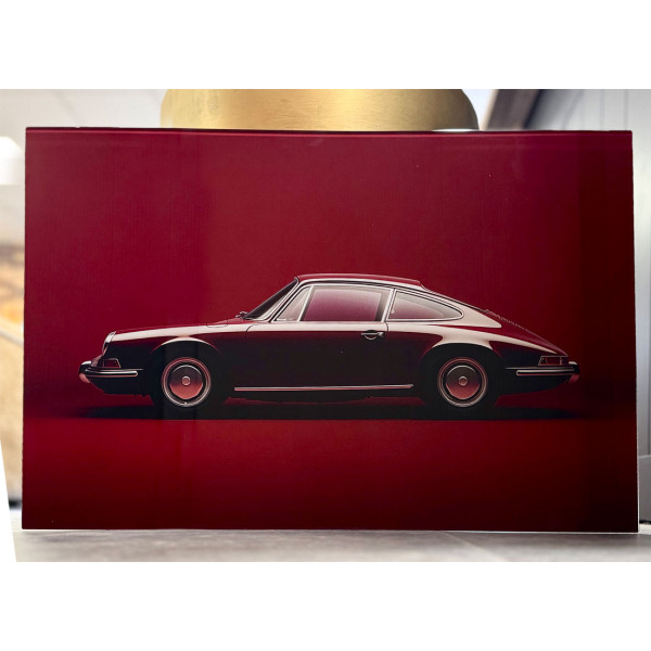 Impression sur verre Porsche vintage