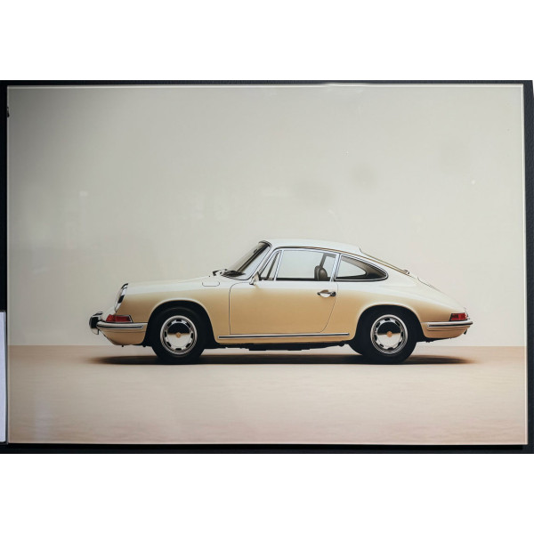 Impression sur verre Porsche vintage