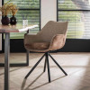 Fauteuil de table pivotant Marius