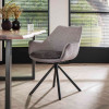 Fauteuil de table pivotant Marius