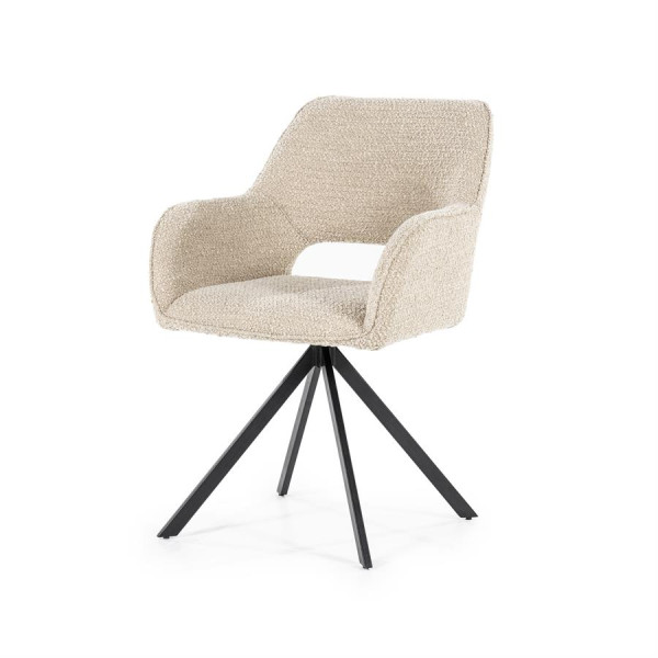 Fauteuil de table pivotant Fabio