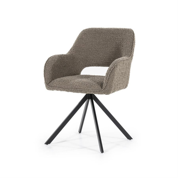 Fauteuil de table pivotant Fabio