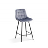 Tabouret Lotus velours