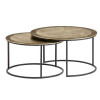 Tables basses bronze gigognes