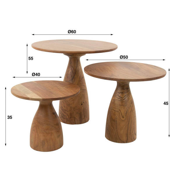 Tables basses Champi