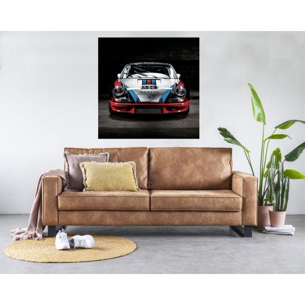 Impression sur verre Porsche Martini ou tricolore