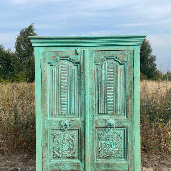 Armoire indienne verte (vendu)