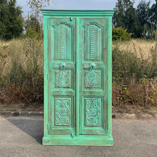 Armoire indienne verte (vendu)