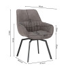 Fauteuil  de table pivotant Jerry