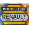 Plaque émaillée Renault