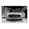 Impression sur verre Mercedes 300SL