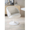 Chaise Ruben pivotante bouclette