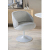 Chaise Ruben pivotante bouclette