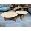 Table basse Sara travertin