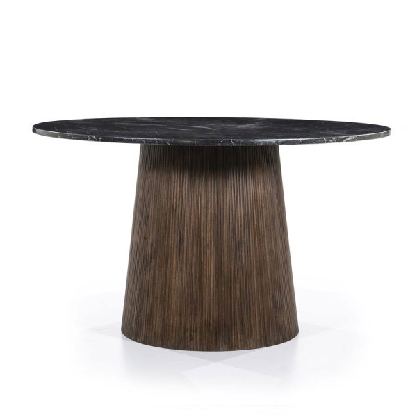 Table ronde Maxim marbre noir