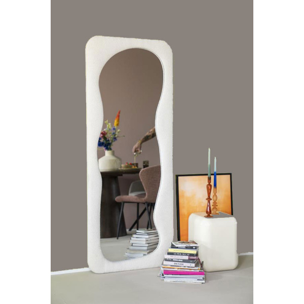 Miroir Evol tissu beige