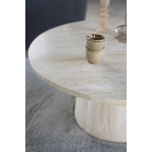 Table basse Aime travertin