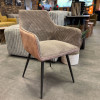 Fauteuil de table Eustache velours