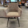 Fauteuil de table Eustache velours